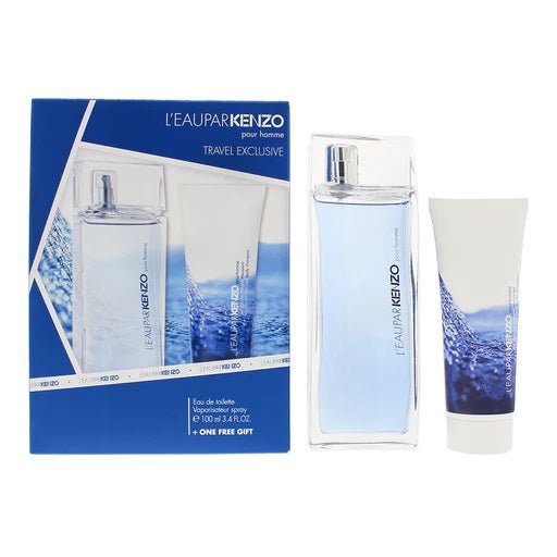 Kenzo L'eau Par Kenzo Pour Homme Gift Set Eau De Toilette 100ml + Hair & Body Shampoo 75ml - LookincredibleKenzo3274872299634