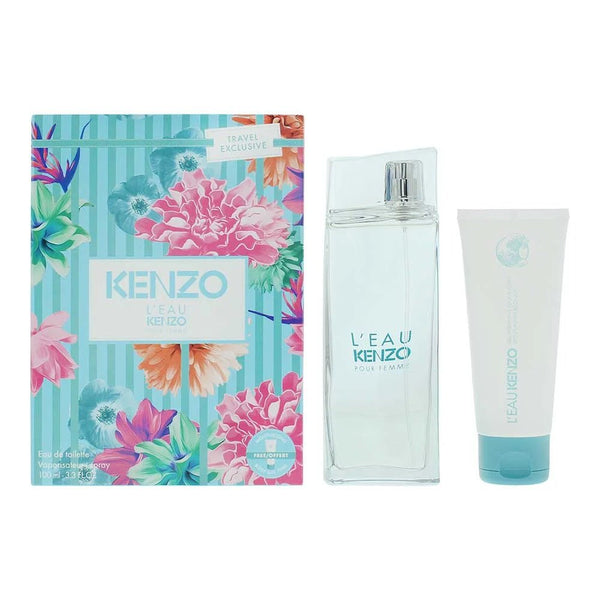 Kenzo L'eau Pour Femme Gift Set EDT 100ml + Body Lotion 75ml - LookincredibleL'eau Kenzo3274872407589