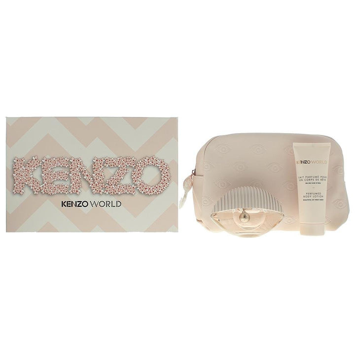 Kenzo World Gift Set 50ml EDT + Perfumed Body Lotion 75ml - LookincredibleKenzo3274872383838