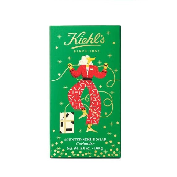 Kiehl's Scented Scrub Bar Soap Coriander 140g - LookincredibleKiehl's3605972443212