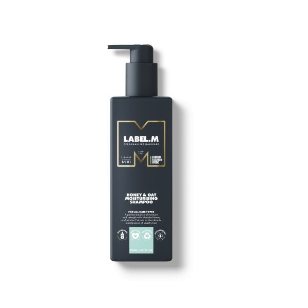 Label M Honey & Oat Moisturising Shampoo 300ml - LookincredibleLabel.m5056043216774