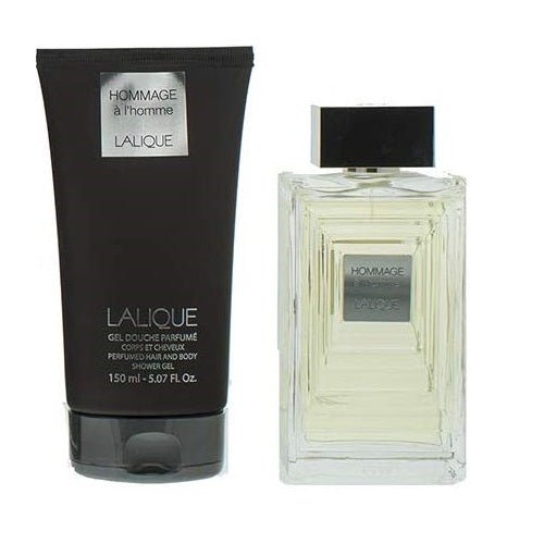 Lalique Hommage A L'homme Gift Set 100ml EDT + 150ml Shower Gel - LookincredibleLalique7640111498308