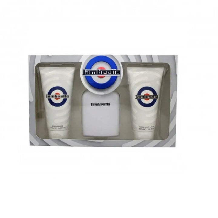 Lambretta Gift Set 100ml EDP + 150ml Shower Gel + 150ml Aftershave Lotion - LookincredibleLambretta5060753160357