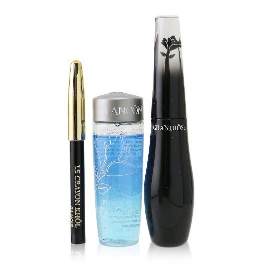 Lancome 3 Piece Gift Set Wide Angle Effect Mascara 10ml + Eye Make-Up Remover 30ml + Mini Khol Eye Pencil 0.7g - LookincredibleLancome3614271524096