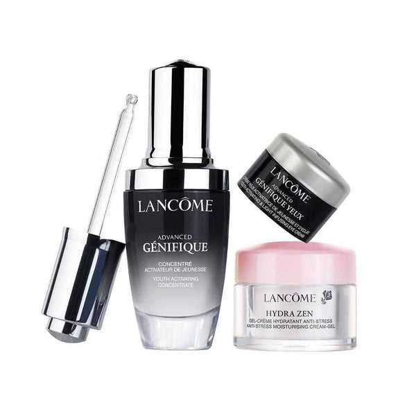 Lancome Advanced Genefique Gift Set 30ml Serum + 5ml Eye cream + 15ml Hydra Zen Cream - LookincredibleLancome3614273595650