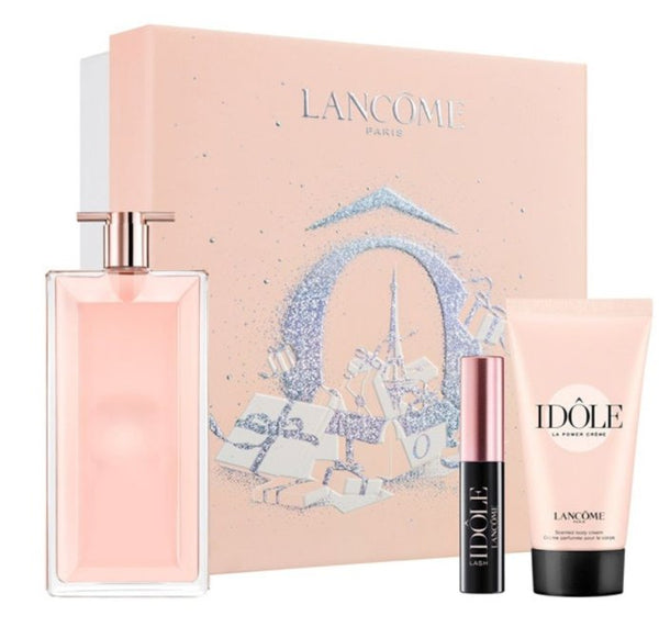 Lancome Idole Gift Set: 50ml EDP + Body Cream 50ml + Mascara 2.5ml - LookincredibleLancome3614273597296