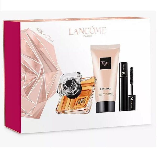 Lancome Tresor Gift Set 30ml EDP + 50ml Body Lotion + 2ml Mascara - LookincredibleLancome3614273882323