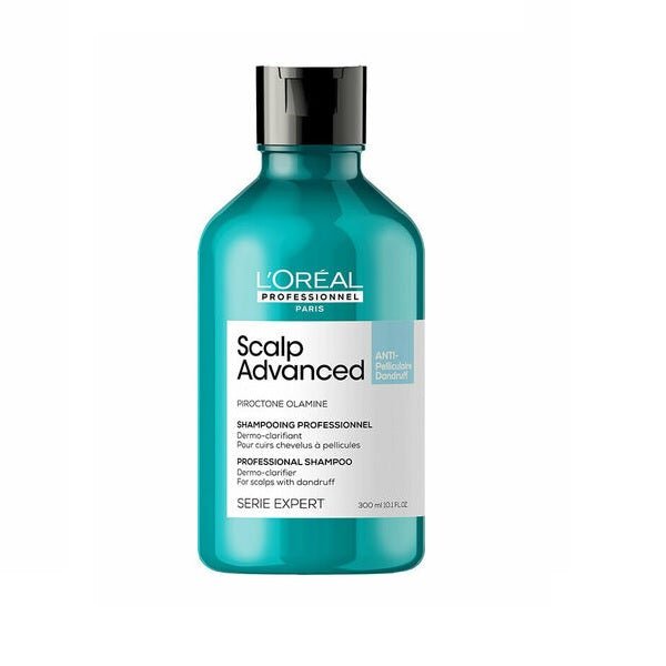 L'Oreal Professionnel Serie Expert Scalp Advanced Anti - Dandruff Dermo Clarifier Shampoo for Scalps with Dandruff & Visible Flakes 300ml - LookincredibleLoreal3474637109387