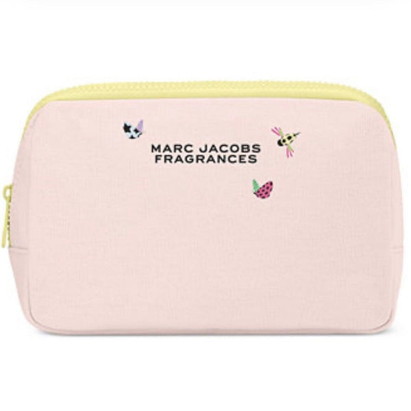 Marc Jacobs Fragrances Pink Yellow Toiletry Cosmetics Pouch Clutch Bag - LookincredibleMarc Jacobs3616304667916