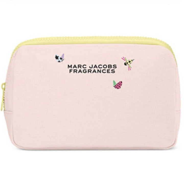 Marc Jacobs Fragrances Pink Yellow Toiletry Cosmetics Pouch Clutch Bag - LookincredibleMarc Jacobs3616304667916