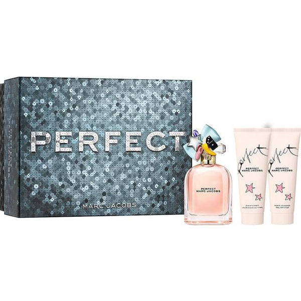 Marc Jacobs Perfect Gift Set: EDP 100ml + Body Lotion 75ml + Shower Gel 75ml - LookincredibleMarc Jacobs3616303473143