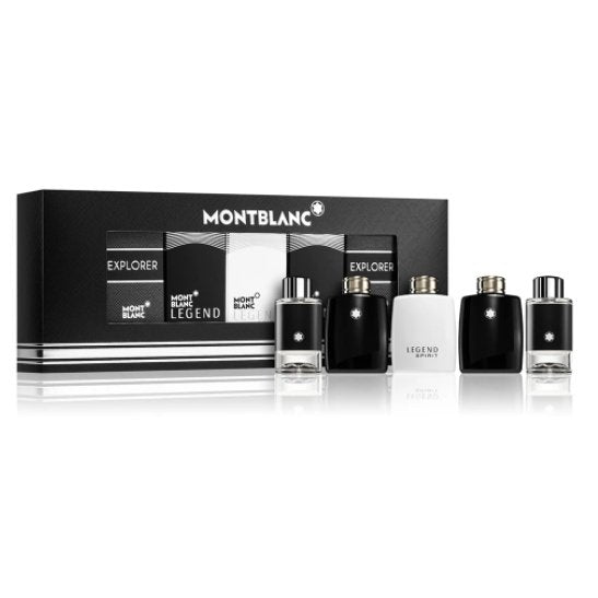 Mont Blanc Miniatures Gift Set 2 x 4.5ml Mont Blanc Legend EDT + 2 x 4.5ml Mont Blanc Explorer EDP + 4.5ml Mont Blanc Legend Spirit EDT - LookincredibleMont Blanc3386460121095