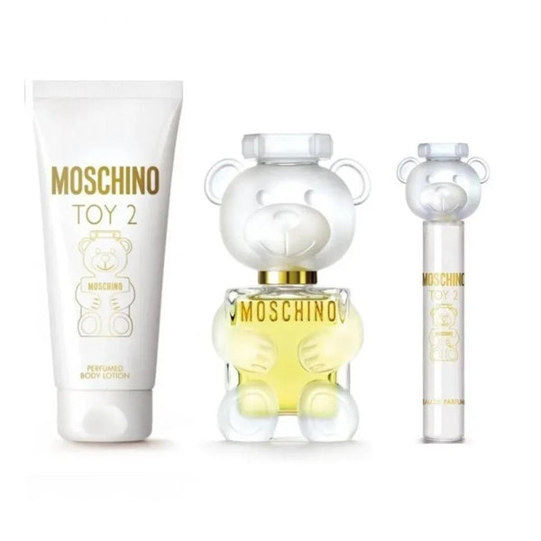 Moschino Toy 2 Gift set 100 ml EDP Spray + 10ml EDP + 100ml Body Lotion - LookincredibleMoschino8011003879526