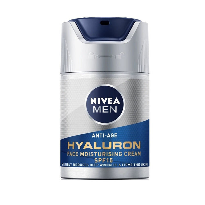 Nivea Men Anti Age Hyaluron Face Cream Spf 15 50Ml - LookincredibleNivea4005900822512