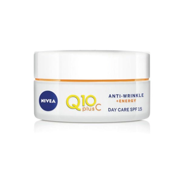 Nivea Q10 Anti - Wrinkle + Energy Day Care Day Cream SPF15 50ml - LookincredibleNivea4005900416391