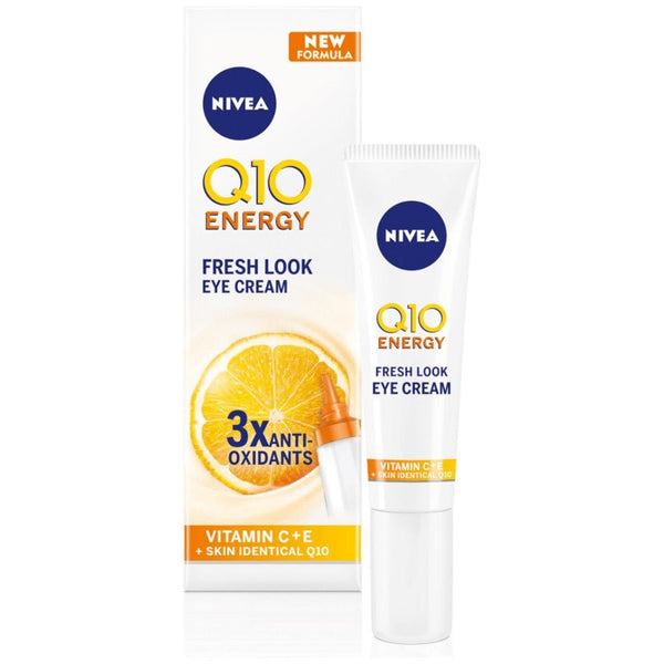 Nivea Q10 Energy Fresh Look Eye Cream 15ml - LookincredibleNivea4005900770028