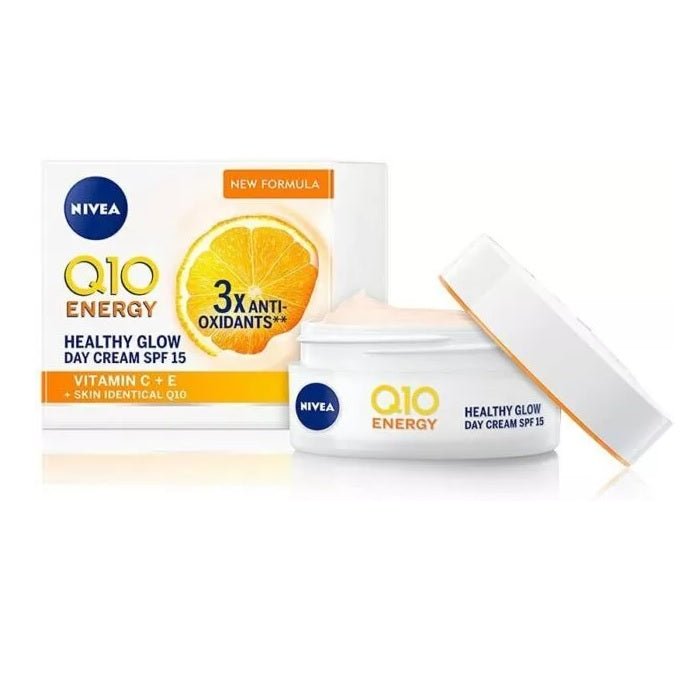 NIVEA Q10 Energy Healthy Glow Face Day Cream Energising Day Cream 50ml - LookincredibleNivea4005900777249