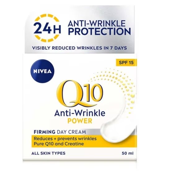 Nivea Q10 Power Anti - wrinkle + Firming Day Cream SPF 15 - LookincredibleNivea4005900545787