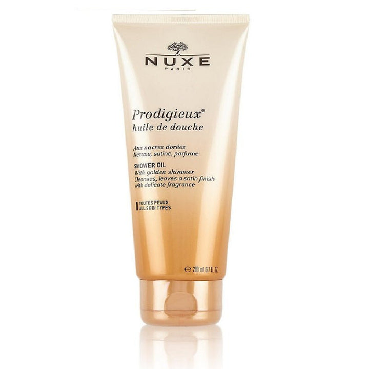 Nuxe Prodigieux With Golden Shimmer Shower Gel 200ml - LookincredibleNuxe3264680008313