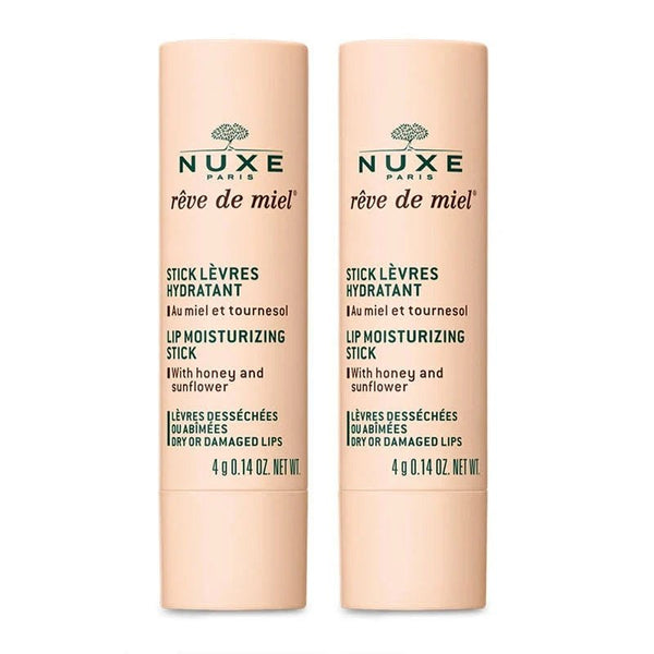 Nuxe Rêve De Miel Lip Moisturising Duo Pack Lip Balm 2 x 4g - LookincredibleNuxe3264680012877