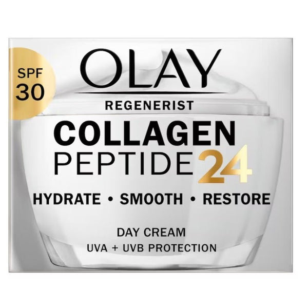 Olay Regenerist Collagen Peptide 24 UVA+UVB Protection Day Cream SPF30 50ml - LookincredibleOlay8006540502778