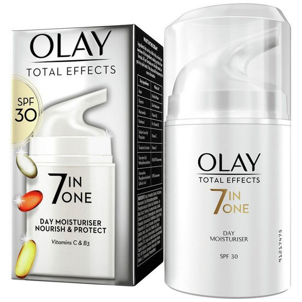 Olay Total Effects 7 in One Day Moisturiser Vitamin C & B3 SPF30 50ml - LookincredibleOlay8001090675071