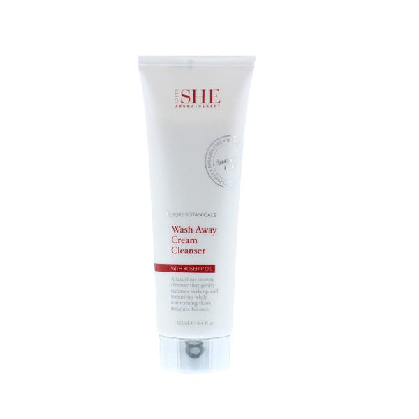 Om She Pure Botanicals Wash Away Cleansing Cream 125ml - Lookincredibleom she9321743009183