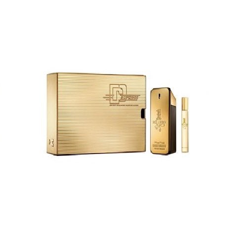 Paco Rabanne 1 Million Eau De Toilette 100ml + EDT 10ml Gift Set - LookincrediblePaco Rabanne3349668576852