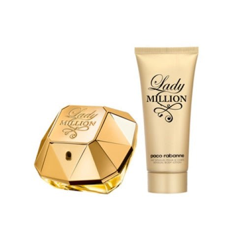 Paco Rabanne Lady Million Gift Set 80ml EDP + 100ml Body Lotion - LookincrediblePaco Rabanne3349668623624