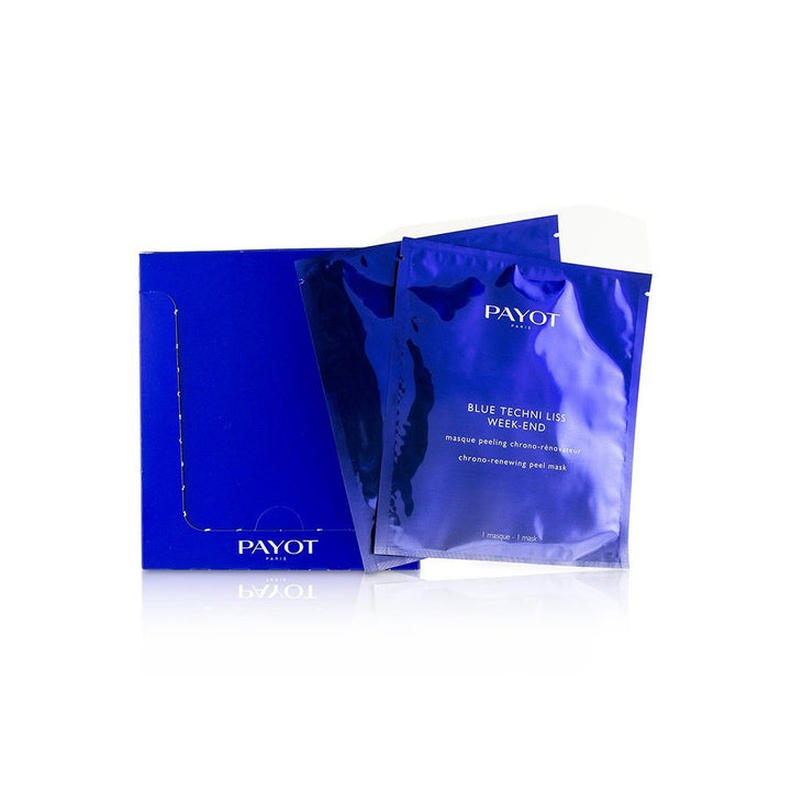 Payot Blue Techni Liss Week-End Chrono-Renewing Peel Mask x 10 Sachets - LookincrediblePayot3390150569487