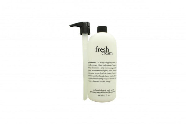 Philosophy Fresh Cream Perfumed Olive Oil Body Scrub With Pump 946ml - LookincrediblePhilosophy604079166782