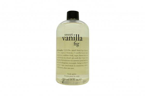 Philosophy Sweet Vanilla Fig Body Spritz With Pump 480ml - LookincrediblePhilosophy604079158466