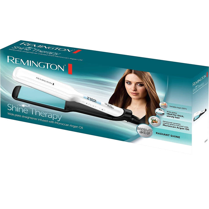 Remington Shine Therapy Wide Plate Hair Straightener S8550 - LookincredibleRemington4008496985623