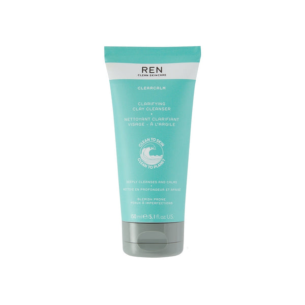 Ren Clean Skincare Clearcalm Clarifying Clay Cleanser 150ml - LookincredibleRen5056264703381