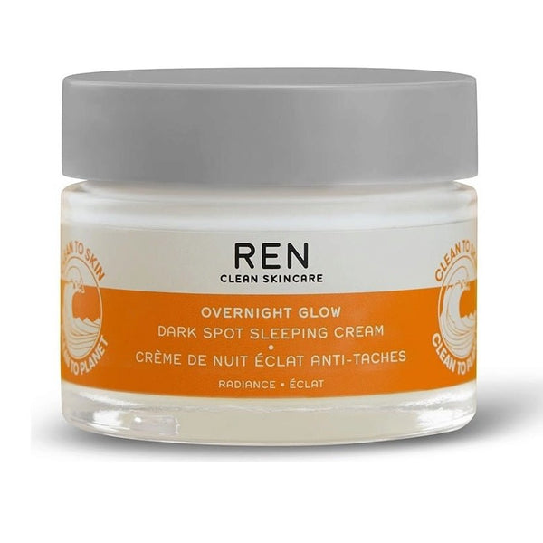 REN Clean Skincare Overnight Glow Dark Spot Sleeping Cream 50ml - LookincredibleRen5056264701943