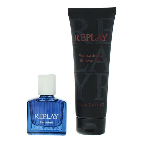 Replay Essential Gift Set 30ml Eau De Toilette + 100ml Shower Gel - LookincredibleReplay679602821315