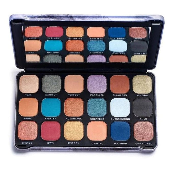 Revolution Forever Flawless Optimum Eye Shadow Palette 18 x 1.1g - LookincredibleRevolution5029066013330