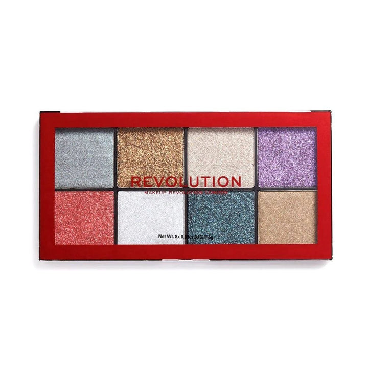 Revolution Possessed Glitter Palette Make-Up Palette 8 x 1.6g - LookincredibleRevolution5057566158343