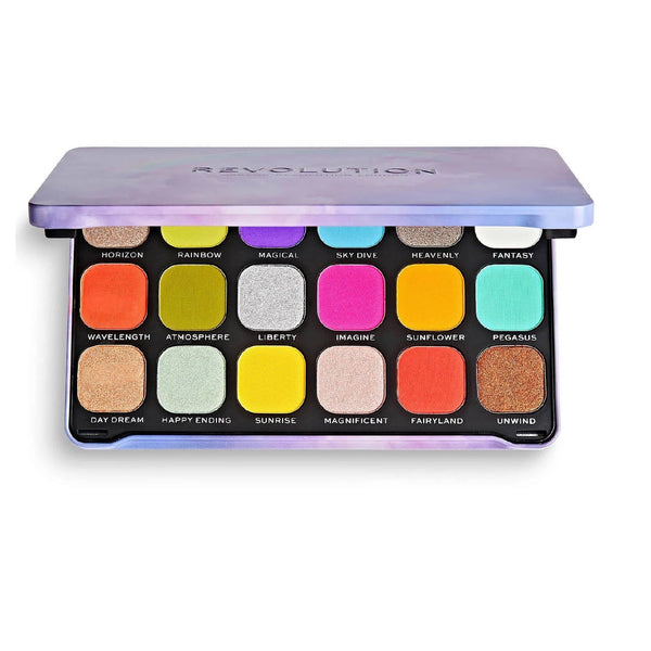 Revolution Rainbow Eye Shadow Palette 18 x 1.1g - LookincredibleRevolution5057566158299