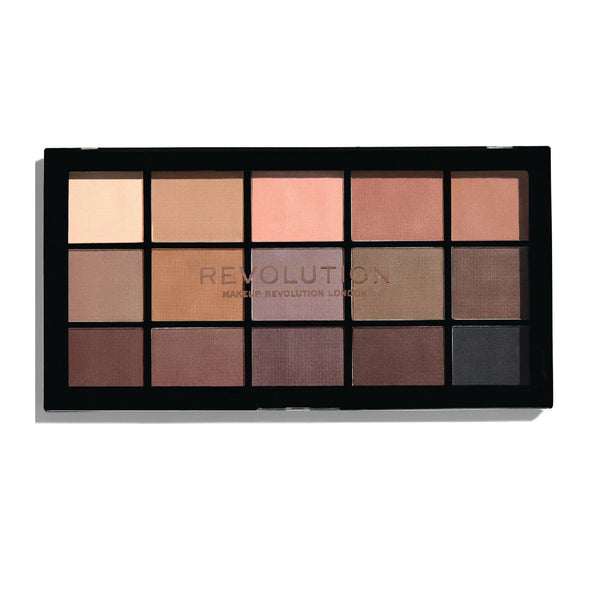 Revolution Re-Loaded Basic Mattes Make-Up Palette 15 x 1.1g - LookincredibleRevolution5057566043335