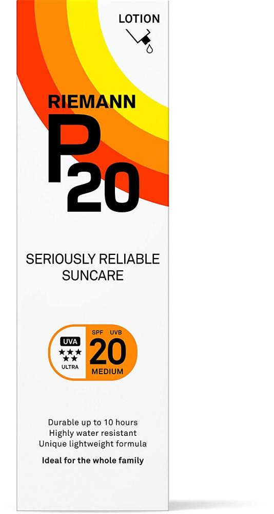 Riemann P20 Seriously Reliable Suncare SPF20 Lotion 100ml - LookincredibleRiemann5701943030165