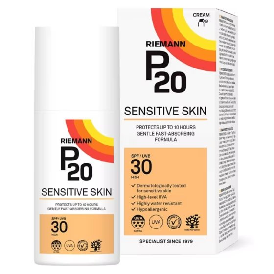 Riemann P20 SPF30 Sensitive Sun Cream 200ml - LookincredibleReimann5701943102015