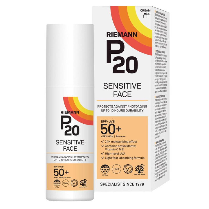 Riemann P20 SPF50+ Sensitive Skin Sun Cream 50g - LookincredibleReimann5701943102619