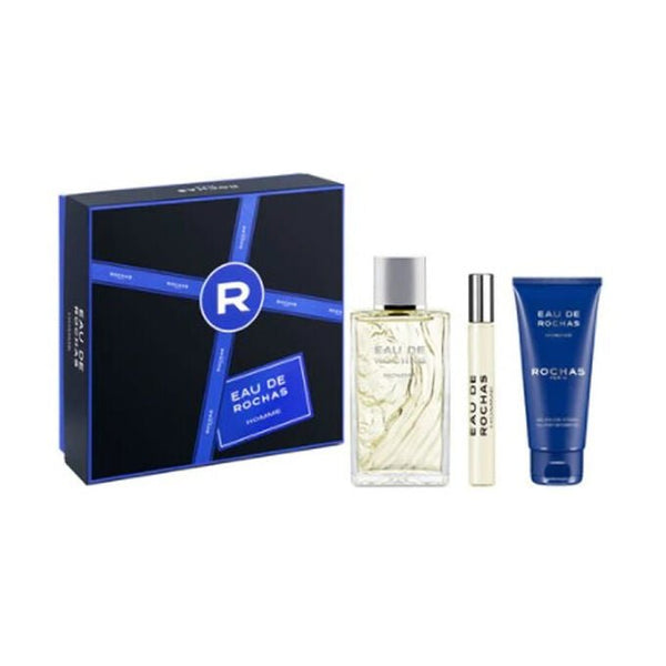 Rochas Homme Gift Set 100ml EDT + 20ml EDT + 100ml Shower Gel - LookincredibleRochas3386460112871