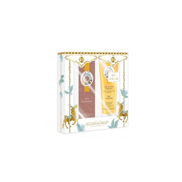 Roger & Gallet Bois d'Orange Gift Set 30ml Fragrant Wellbeing Water + 50ml Shower Gel - LookincredibleRoger & Gallet3337875736558