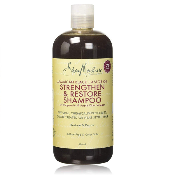 Shea Moisture Jamaican Black Castor Oil Strengthen & Restore Shampoo 506ml - LookincredibleShea Moisture7643022213336