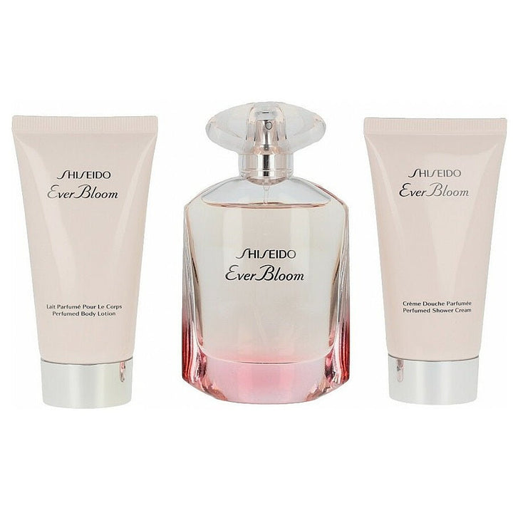 Shiseido Ever Bloom Gift Set 50ml EDP + 50ml Shower Cream + 50ml Body Lotion - LookincredibleShiseido3598380035769