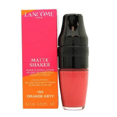 Lancome Matte Shaker 185 Orange Arty Liquid Lipstick 6.2ml