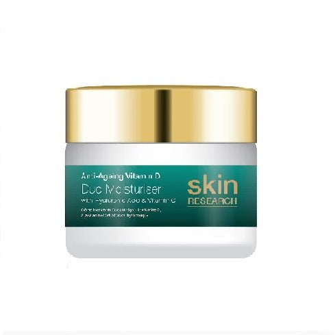 Skin Research Anti-Ageing Vitamin D With Hyaluronic Acid & Vitamin C Duo Moisturiser 50ml - LookincredibleSkin Research5060881925798