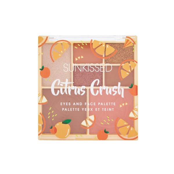 Sunkissed Citrus Crush Eyes and Face Palette - LookincredibleSunkissed5055193545833